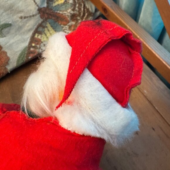 Vintage Annalee Doll Mobilitee Doll Santa Claus 1971 label red white - Picture 5 of 8